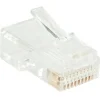 InLine Einbauadapter 10er Pack RJ50 Stecker Transparent flach / Knickschutzelement