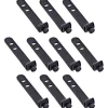 InLine 10er Pack Kabelbinder Silikon, wiederverschließbar, 65x10mm, schwarz