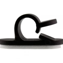 InLine 10er Pack Kabelmanager, mit Klebesockel, 2,8cm, schwarz