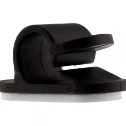 InLine 10er Pack Kabelmanager, mit Klebesockel, 2,8cm, schwarz