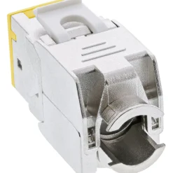 InLine 8er Pack Keystone RJ45 Buchse, geschirmt, Cat.6A, gelb