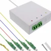 InLine FTTH Anschlussbox vorkonfektioniert 4x LC/APC 9/125µm 40m