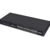 InLine Gigabit Netzwerk Switch 24-Port, 1GBit/s, 48,26cm (19"), Metall, lüfterlos