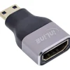 InLine HDMI Adapter, HDMI A Buchse / Mini HDMI C Stecker, 8K UHD