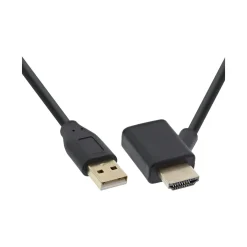 InLine HDMI Adapter Stecker/Buchse mit USB-Power Einspeisung