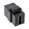 InLine HDMI Keystone Snap-In Einsatz 4K/60Hz, HDMI A Buchse/Buchse, schwarz