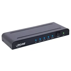 InLine HDMI Splitter/Verteiler, 4-fach, 4K2K@60Hz kompatibel