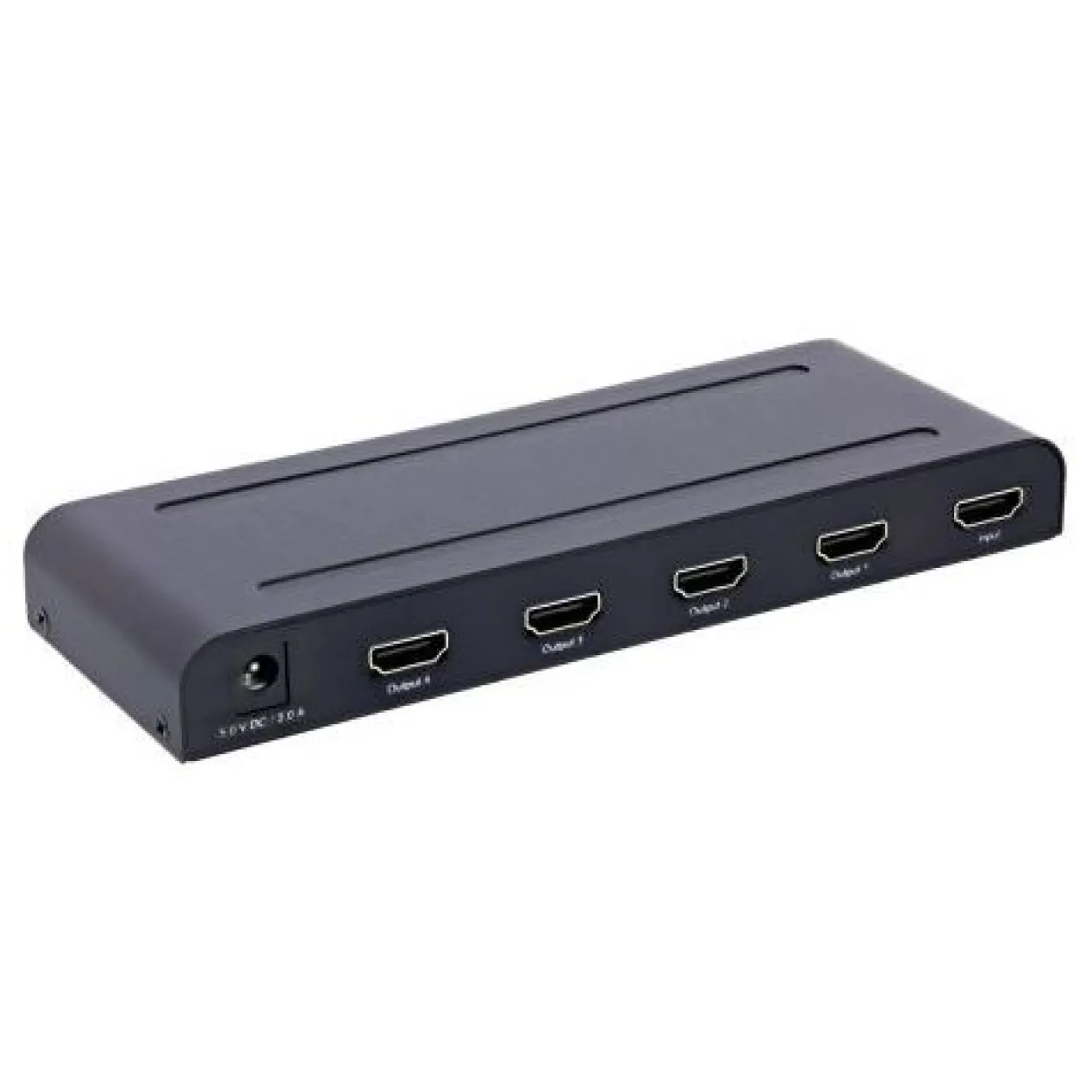 InLine HDMI Splitter/Verteiler, 4-fach, 4K2K@60Hz kompatibel