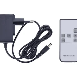 InLine HDMI Switch, 4-fach, 48Gb/s, 8K@60Hz, mit USB-C