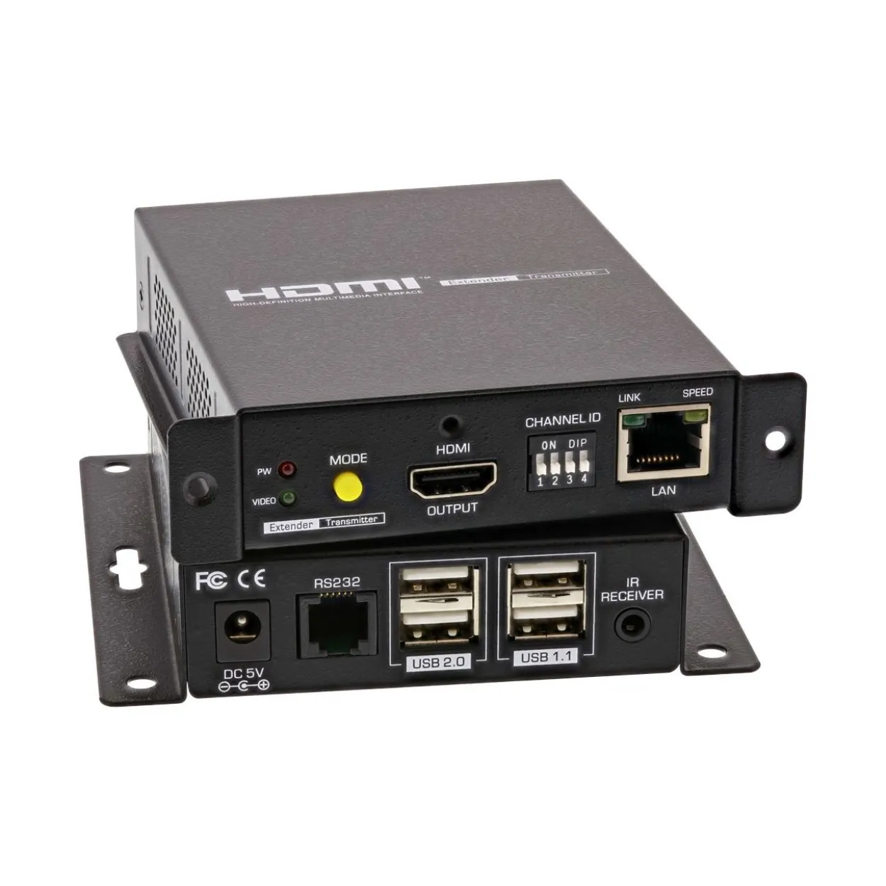 InLine HDMI USB KVM über IP Extender, Verlängerung über UTP, 4K bis 100m