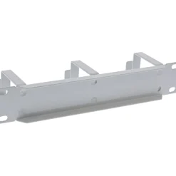 InLine 10" Kabelführungspanel, 3 Bügel, RAL 7035 grau