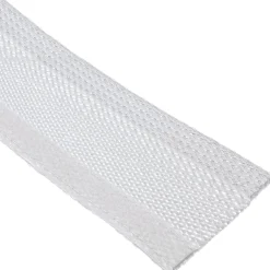 InLine Kabelschlauch, Gewebeschlauch mit Klettverschluss, 1m x 25mm Durchmesser, weiß