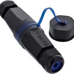 InLine Kabelverbinder Leergehäuse RJ45 Keystone, IP68, mit Deckel