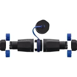 InLine Kabelverbinder Leergehäuse RJ45 Keystone, IP68, mit Deckel