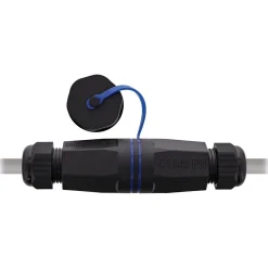 InLine Kabelverbinder Leergehäuse RJ45 Keystone, IP68, mit Deckel