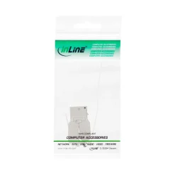 InLine Keystone RJ45 Buchse / LSA Einsatz, SNAP-In, Cat.6a, schmale Bauform