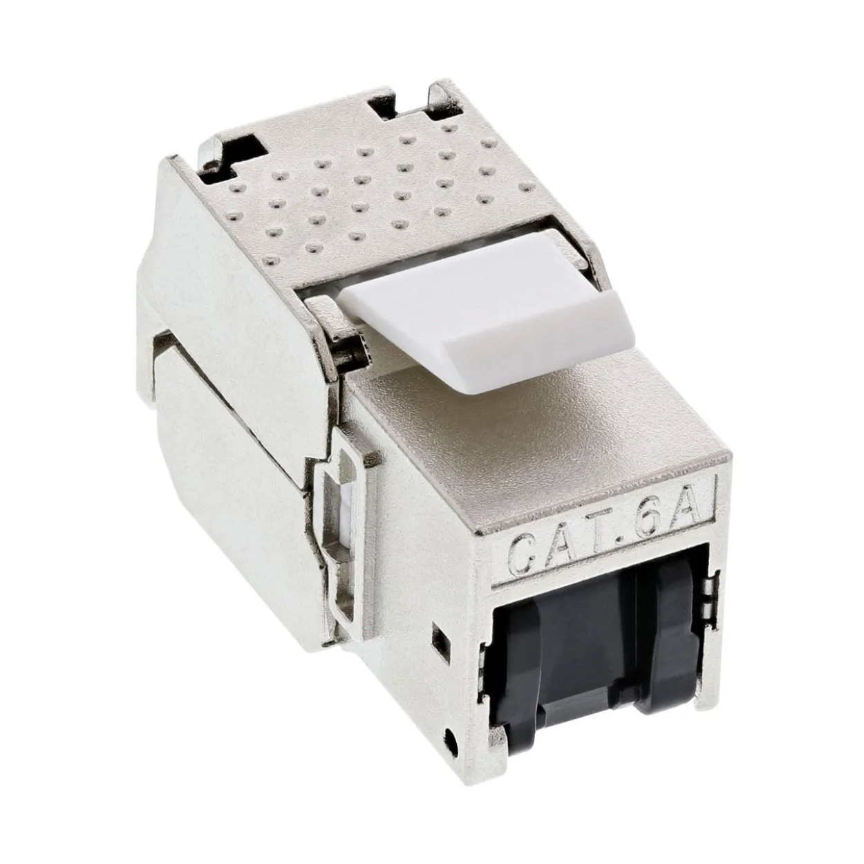 InLine Keystone RJ45 Buchse / LSA Einsatz, SNAP-In, Cat.6a, schmale Bauform