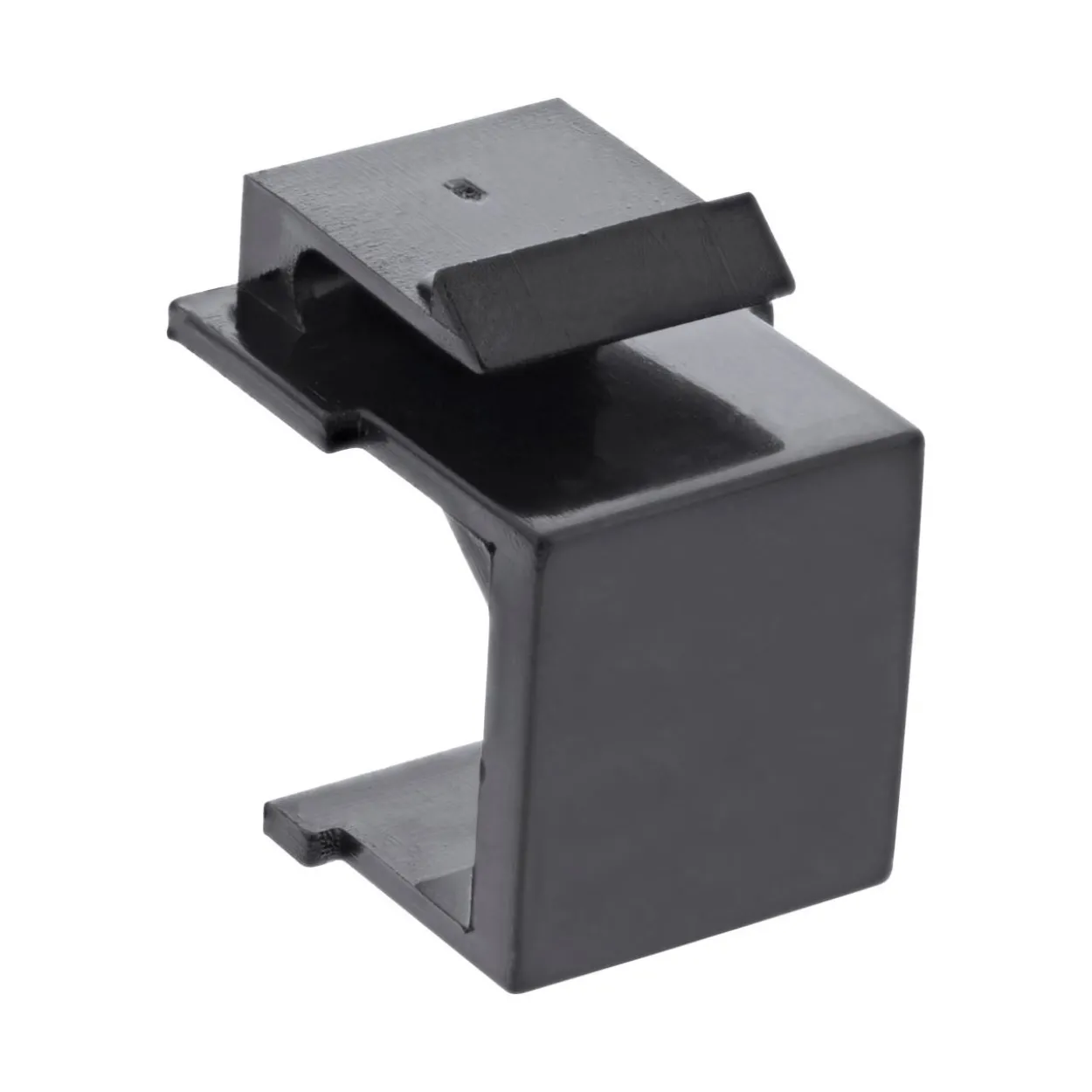 InLine Keystone SNAP-In Blindabdeckung für Modul Steckplatz, schwarz, 10er Pack