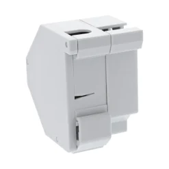 InLine Keystone SNAP-In LWL Keystone Modulhalter, 1-fach für Hutschiene