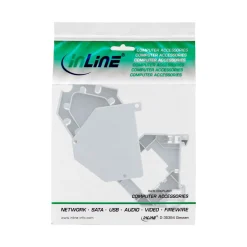 InLine Keystone SNAP-In LWL Keystone Modulhalter, 1-fach für Hutschiene