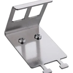 InLine Keystone SNAP-In Metall-Modulhalter, 2-fach für Hutschiene, mit Lasche