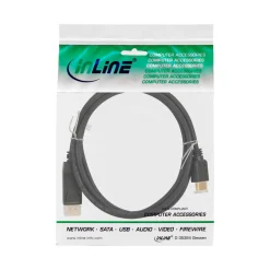 InLine Konverter Adapterkabel HDMI Typ A Stecker auf Displayport Stecker Schwarz 4K