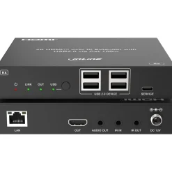 InLine KVM Extender over IP, HDMI 4K/60Hz, 100m, Empfänger (RX)