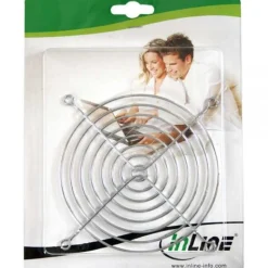 InLine Lüftergitter für 40mm Lüfter silber (33374)