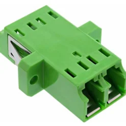InLine LWL Kupplung, Duplex LC/LC, singlemode, grün, Keramik-Hülse, zum Einbau