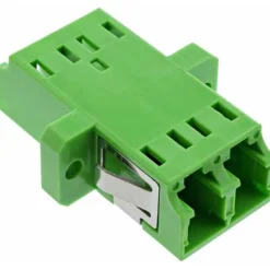 InLine LWL Kupplung, Duplex LC/LC, singlemode, grün, Keramik-Hülse, zum Einbau
