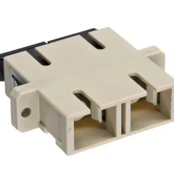InLine LWL Kupplung Duplex SC/SC multimode beige Keramik-Hülse zum Einbau