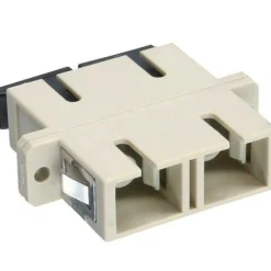 InLine LWL Kupplung Duplex SC/SC multimode beige Keramik-Hülse zum Einbau