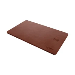 InLine Maus-Pad, Wireless Charging, 370x225x7mm, braun Qi