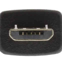 InLine Micro-USB 2.0 Kabel, Schnellladekabel, USB-A Stecker an Micro-B Stecker, schwarz, 0,5m