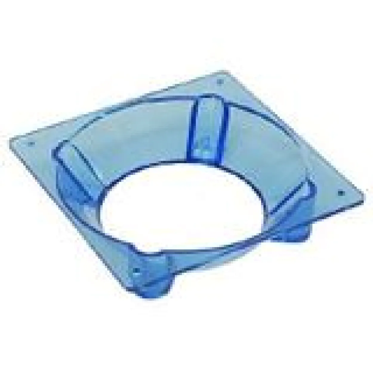 InLine 70/80/90mm Lüfteradapter für 120mm Lüfter blau (36011)