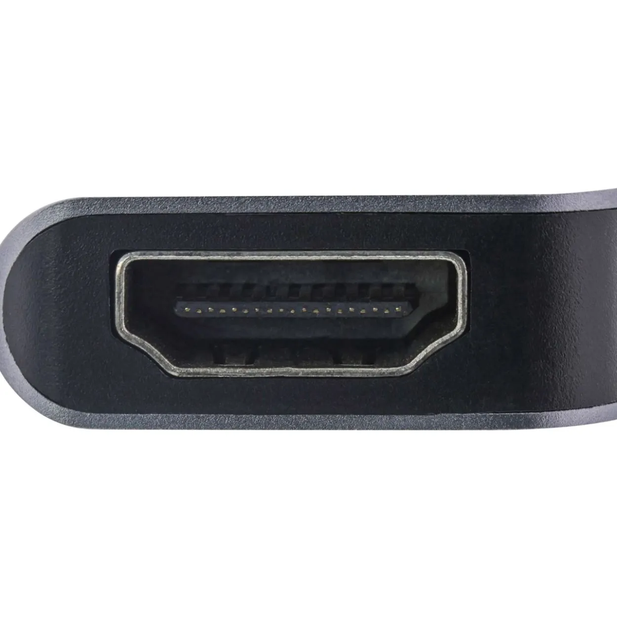 InLine Multifunktions-Hub USB 3.2 Gen.1, 2x USB-A 5Gb/s + HDMI 4K/30Hz + USB Typ-C PD 87W, Aluminium, grau