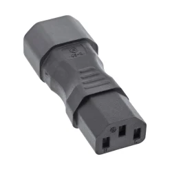 InLine Netzadapter IEC 60320 C14 / C13, 3pol. Kaltgeräte