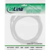 InLine Netzkabel, Schutzkontakt gewinkelt auf Kaltgerätestecker C13, weiß, 3m