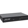 InLine Netzwerk Switch 8 Port, Gigabit Ethernet, 10/100/1000MBit/s, Desktop, Metall, lüfterlos, geschirmte Ports