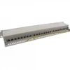 InLine Patchfeld Cat.6A 24-fach, 48,26cm (19"), 1HE, lichtgrau RAL7035