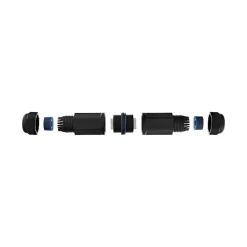 InLine Patchkabelkupplung Cat.6, wasserdicht IP67, 2x RJ45 Buchse, geschirmt