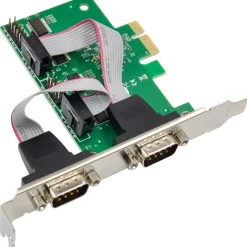 InLine PCIe x1 Schnittstellenkarte, 4x RS-232, Low Profile