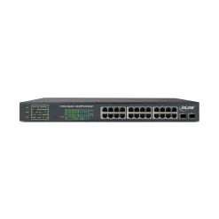 InLine PoE+ Gigabit Netzwerk Switch 24 Port, 1GBit/s, 2xSFP, 19