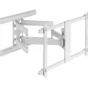InLine Premium Aluminium Wandhalterung, für Flach-TV (37-80"), max. 70kg, weiss