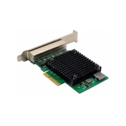 InLine Quad Gigabit Netzwerkkarte, 4x RJ45 2,5Gb/s, PCIe x4, inkl. low profile