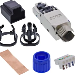 InLine RJ45 Stecker Cat.6A 500MHz, feldkonfektionierbar, geschirmt