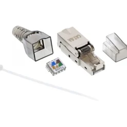InLine RJ45 Stecker Cat.6A 500MHz, feldkonfektionierbar, geschirmt, 76204A