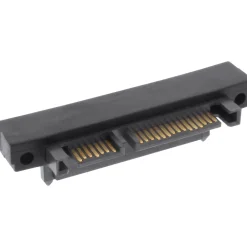 InLine SATA Adapter Stecker / Buchse, 22pol. (15+7), abwärts gewinkelt