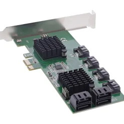 InLine Schnittstellenkarte, 8x SATA 6Gb/s Controller, PCIe 2.0 (PCI-Express)