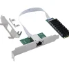 InLine Schnittstellenkarte, M.2 B+M zu 10 Gb/s RJ45